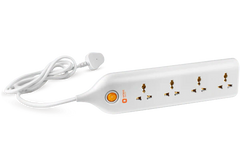 4 WAY Extension Board White