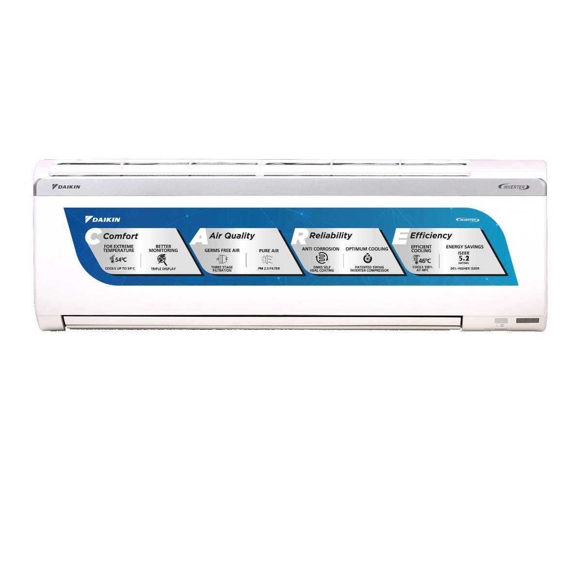 Daikin Premium Series 1 Ton 5 Star Inverter Split AC (FTKM35U, White)