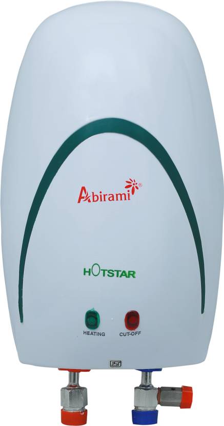 Abirami InstantWaterHeater-White-Green-Color-1Ltr 1 L Instant Water Geyser-1