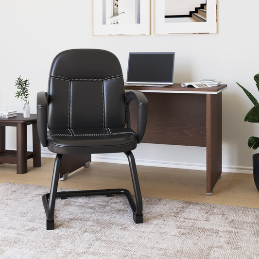 Nilkamal Mayor Visitor Chair (Black)