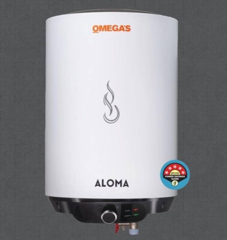Omega's SWH-15L, Glass Line Tank, 5-Star 15 L Storage Water Geyser