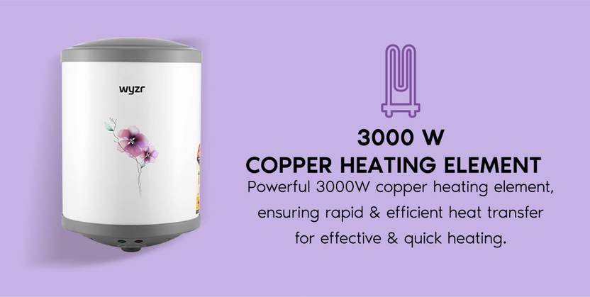 Wyzr WSWHPP15L2KW5S 10 L Storage Water Geyser-4