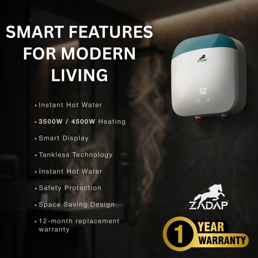 Zadap GETSETGO-4500 Tankless Instant Water Geyser