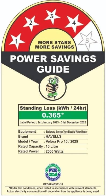 Havells GHWVVEDMEW10 10 L Storage Water Geyser-2