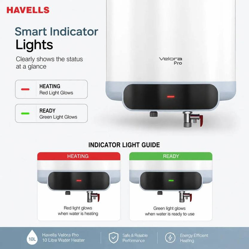 Havells GHWVVEDMEW10 10 L Storage Water Geyser-4