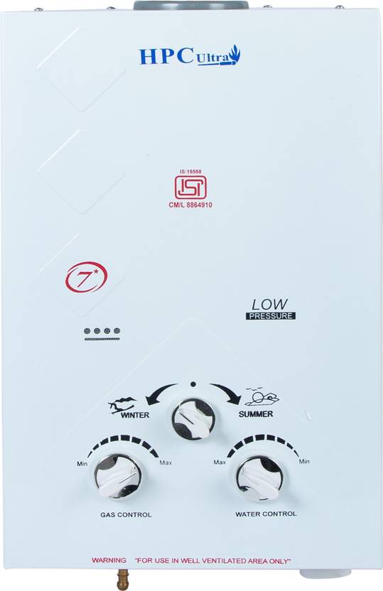 HPC ultra RIO-LCD-800 6 L Gas Water Geyser