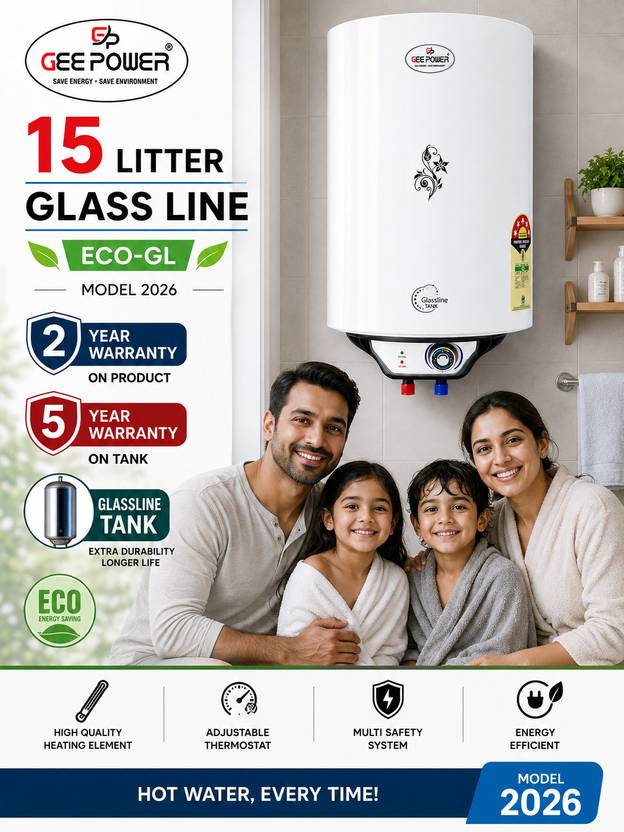 Geepower ECO-GL-2509-15 15 L Storage Water Geyser-4