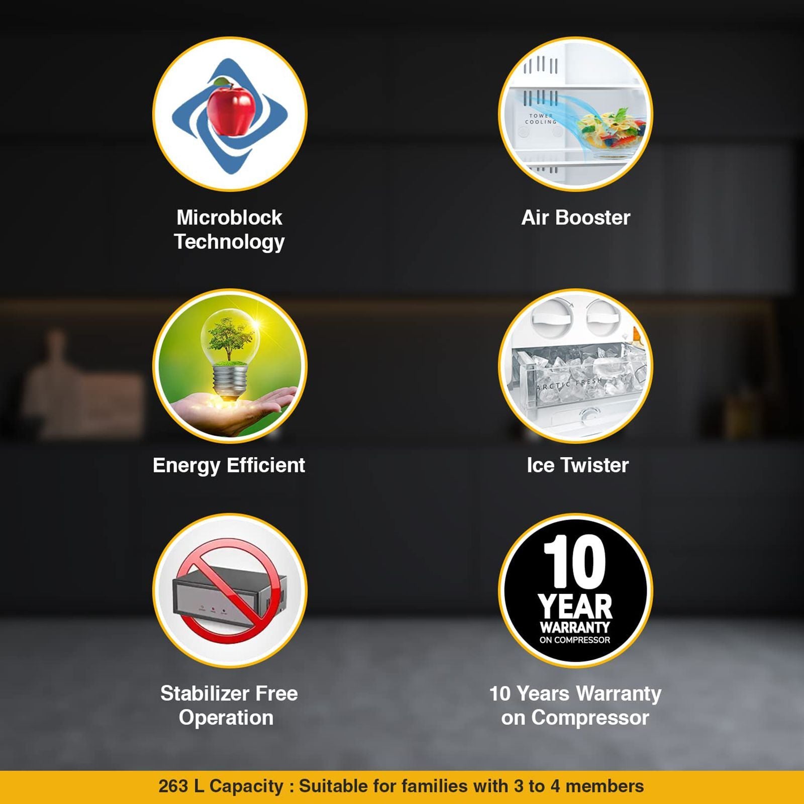 Whirlpool Protton 215 Litres Frost Free Triple Door Refrigerator with 6th Sense ActiveFresh Technology (20807, Alpha Steel)