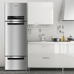 Whirlpool Protton 215 Litres Frost Free Triple Door Refrigerator with 6th Sense ActiveFresh Technology (20807, Alpha Steel)