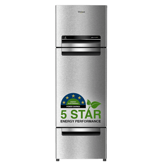 Whirlpool Protton 300 Litres Frost Free Triple Door Refrigerator with 6th Sense ActiveFresh Technology (20817, Alpha Steel)