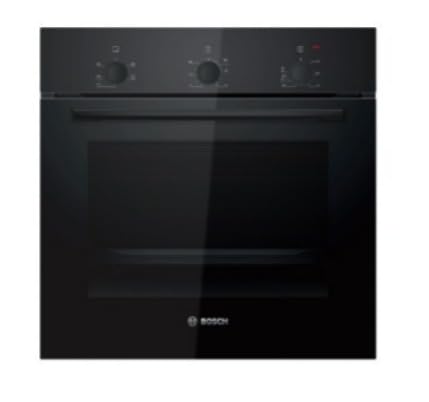 Bosch Series 2 Built-in Single Oven, 66 L, 60 x 60 cm, Black, Electric, HBF011BA1I