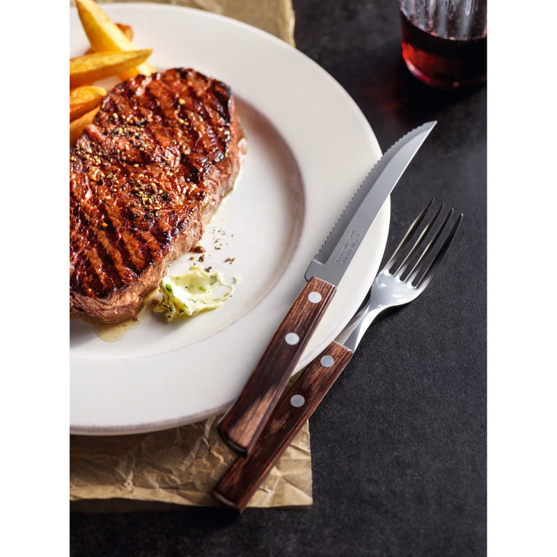 Polywood Steak Knife 12 cm/ 5in - Brown