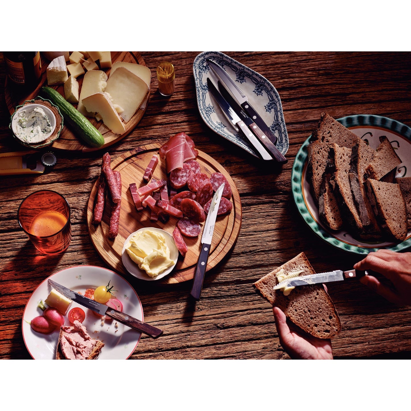 Polywood Steak Knife 12 cm/ 5in - Brown