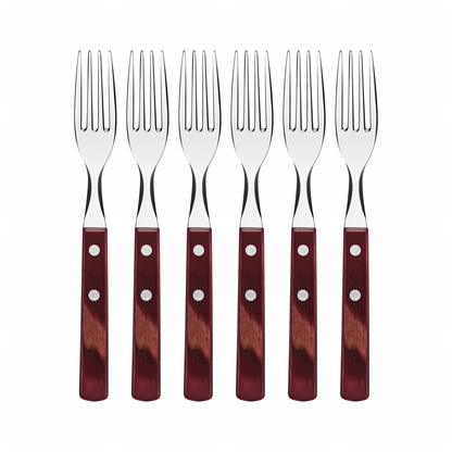 Polywood Forks Set 6Pc - Red