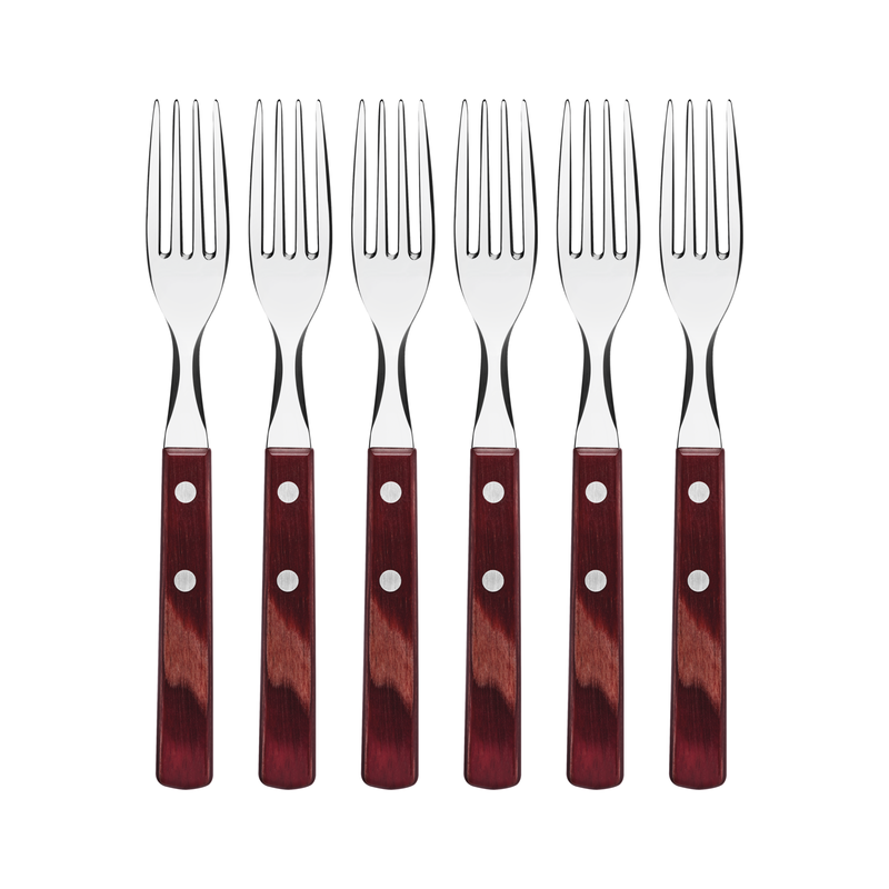 Polywood Forks Set 6Pc - Red