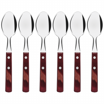 Polywood Table Spoons Set of 6 - Red