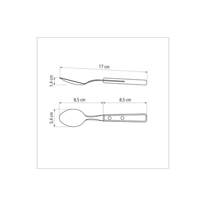 Polywood Dessert Spoon - Red