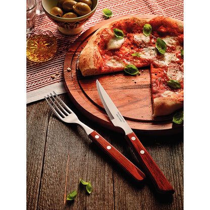 Polywood Steak Knife 10 cm/ 4in - Brown