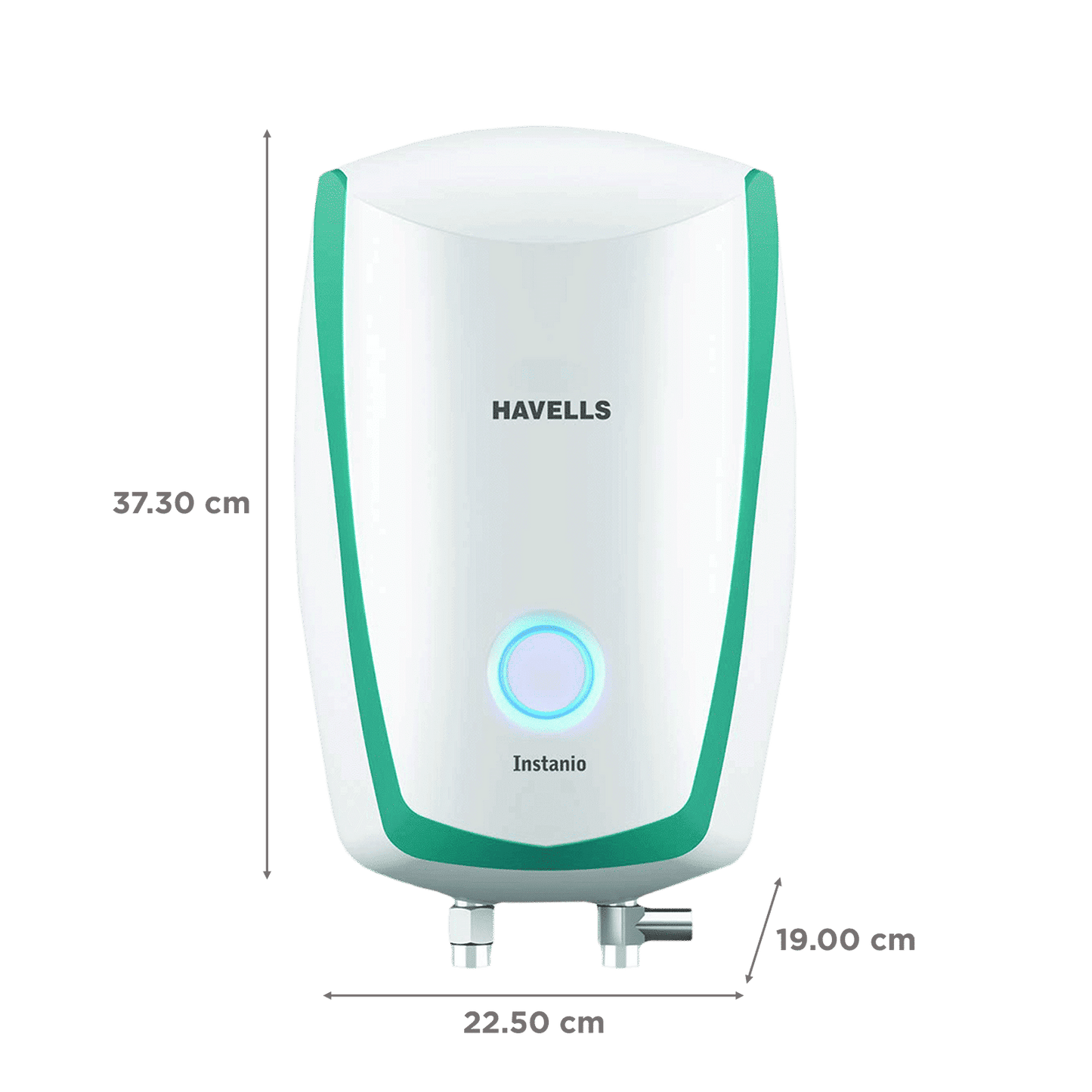 HAVELLS Instanio 3 Litre 3 Star Vertical Instant Geyser with Safety Valve (White & Blue)