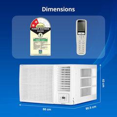Voltas 2 Ton 2 Star Fixed Speed Window AC (242 Vectra Plus, White)