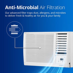 Voltas 2 Ton 2 Star Fixed Speed Window AC (242 Vectra Plus, White)