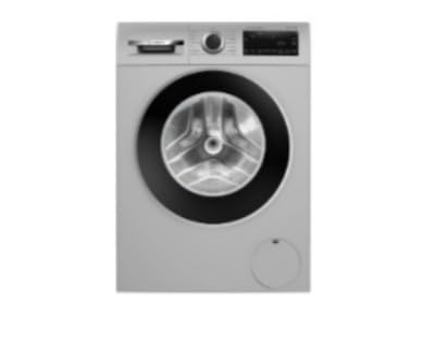 Bosch Series 6 Front Load Washing Machine, 10 kg, 1400 RPM, Inverter Motor, Anti Stain, Hygiene Steam, Silver, WGA254ISIN-1