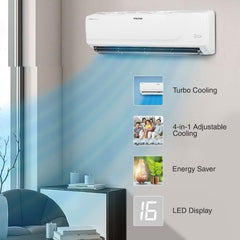 Voltas 1.5 Ton 3 Star Inverter Split AC | 100% Copper | 5 in 1 Maha Adjustable Cooling | Anti Dust Filter | Low Noise Level (183V Vectra Platina, White)