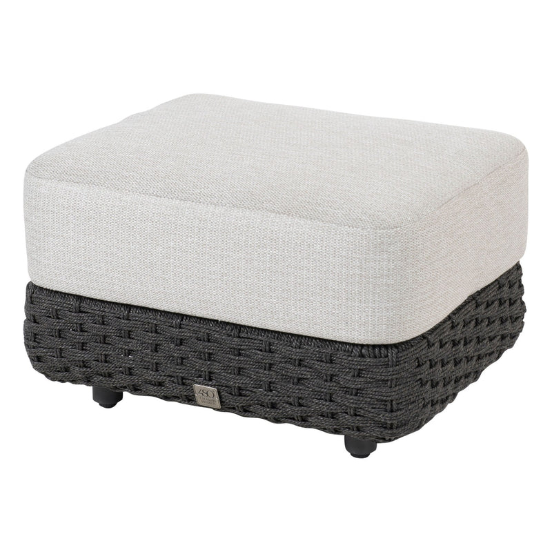 Deskoy Outdoor Garden Balcony Sofa Set 2 Seater, 2 Single seater and 1 Center Table Set, Braid & Rope (Black)