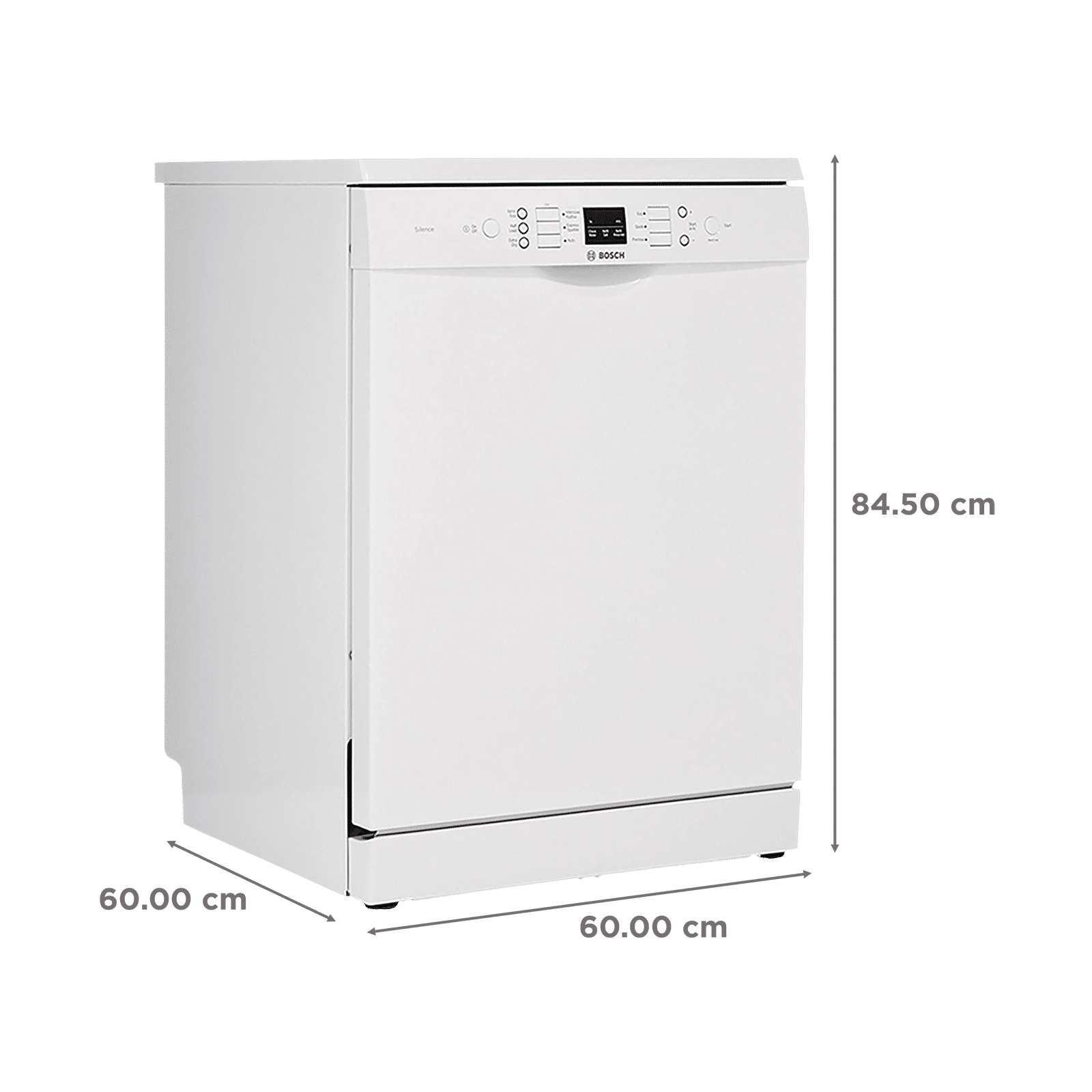 BOSCH Series 6 13 Place Settings Free Standing Dishwasher with Glass Protection Technology (White)