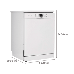 BOSCH Series 6 13 Place Settings Free Standing Dishwasher with Glass Protection Technology (White)