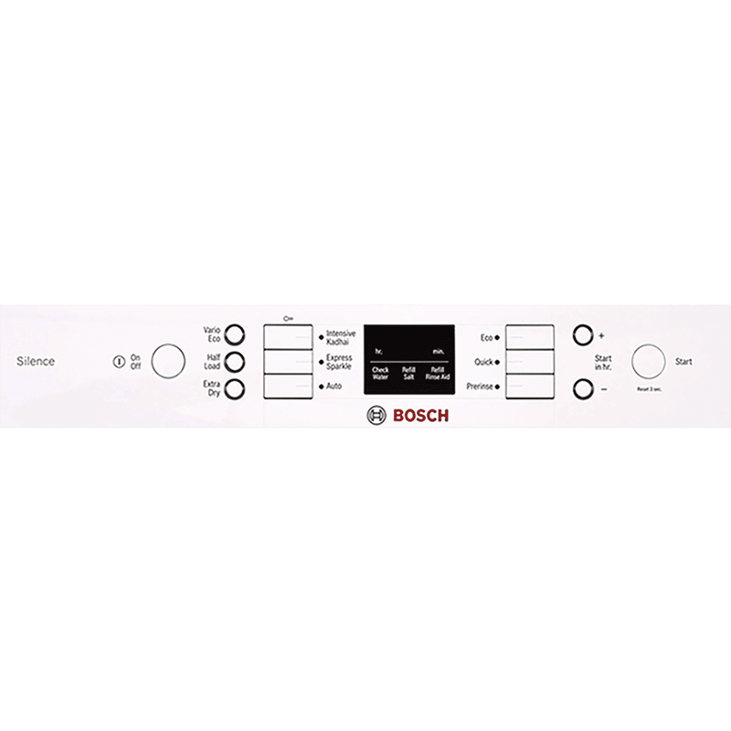 BOSCH Series 6 13 Place Settings Free Standing Dishwasher with Glass Protection Technology (White)