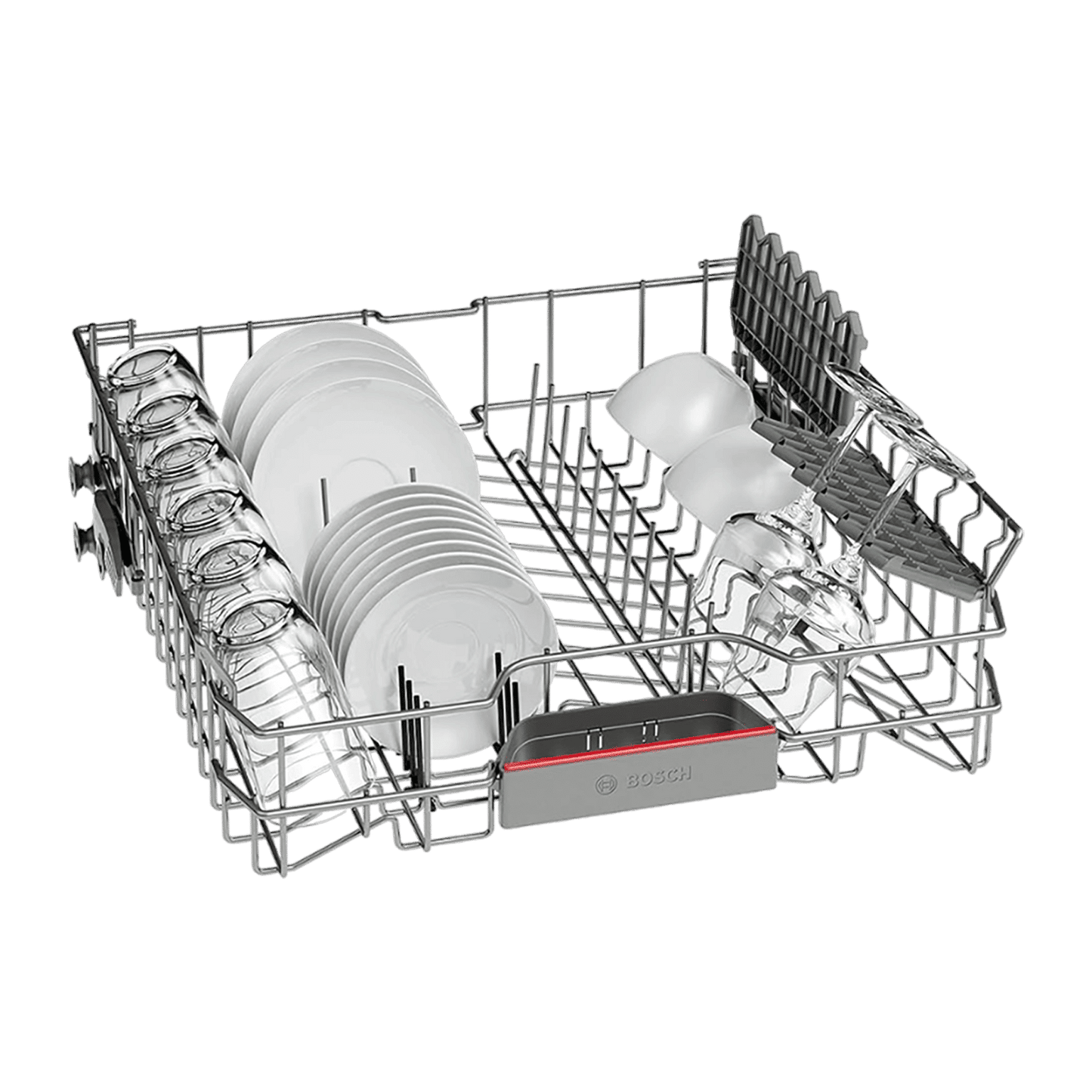BOSCH Series 6 13 Place Settings Free Standing Dishwasher with Glass Protection Technology (White)