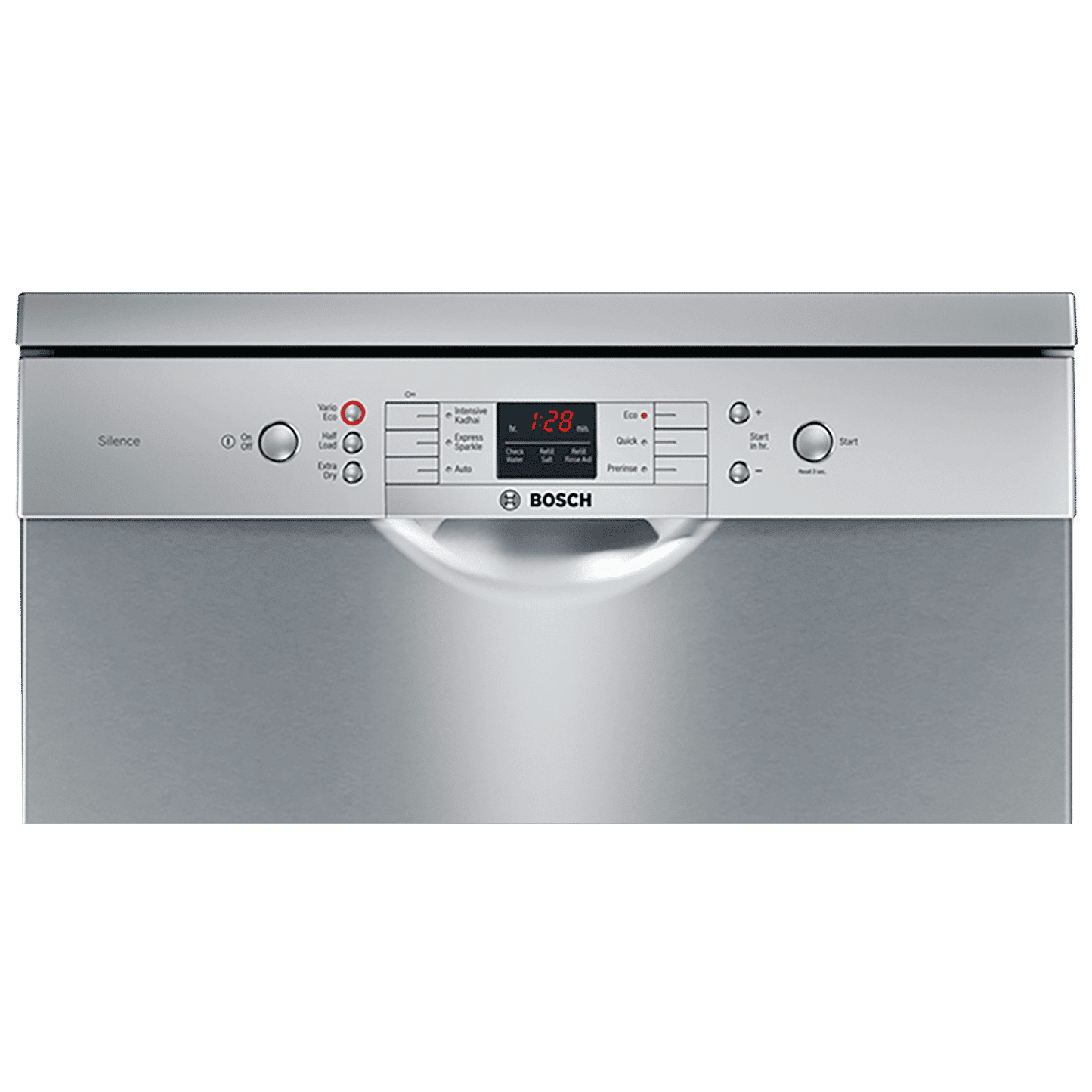 BOSCH Series 6 13 Place Settings Free Standing Dishwasher with Glass Protection Technology (Silver Inox)
