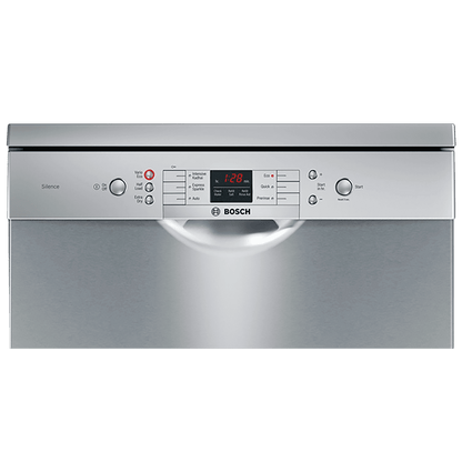 BOSCH Series 6 13 Place Settings Free Standing Dishwasher with Glass Protection Technology (Silver Inox)