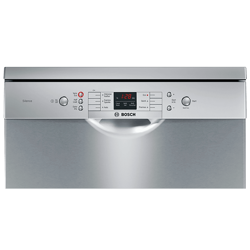 BOSCH Series 6 13 Place Settings Free Standing Dishwasher with Glass Protection Technology (Silver Inox)
