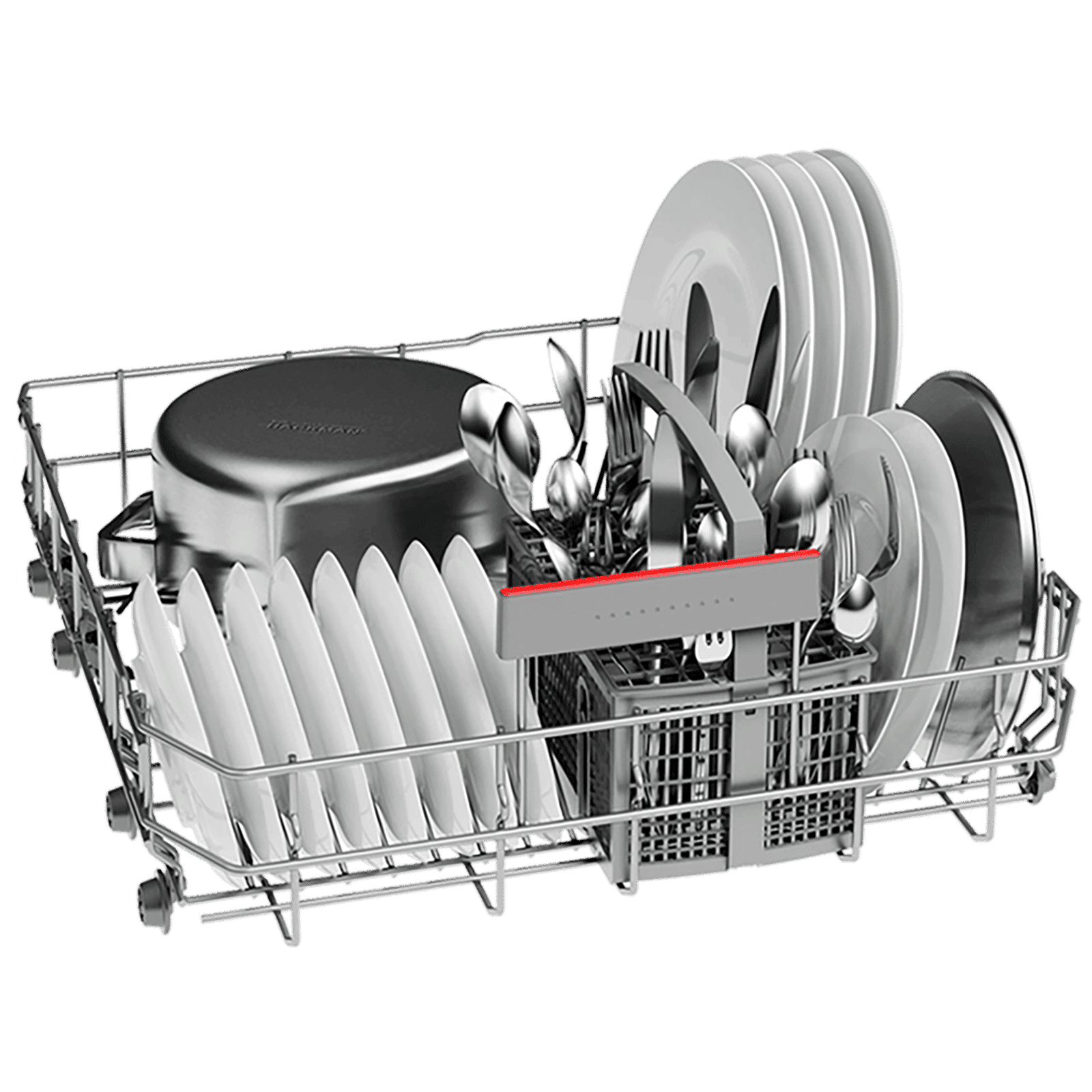 BOSCH Series 6 13 Place Settings Free Standing Dishwasher with Glass Protection Technology (Silver Inox)