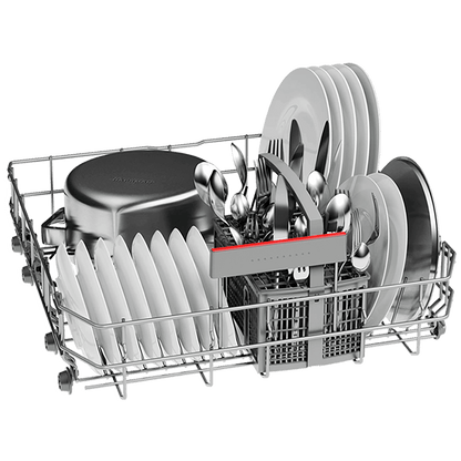 BOSCH Series 6 13 Place Settings Free Standing Dishwasher with Glass Protection Technology (Silver Inox)