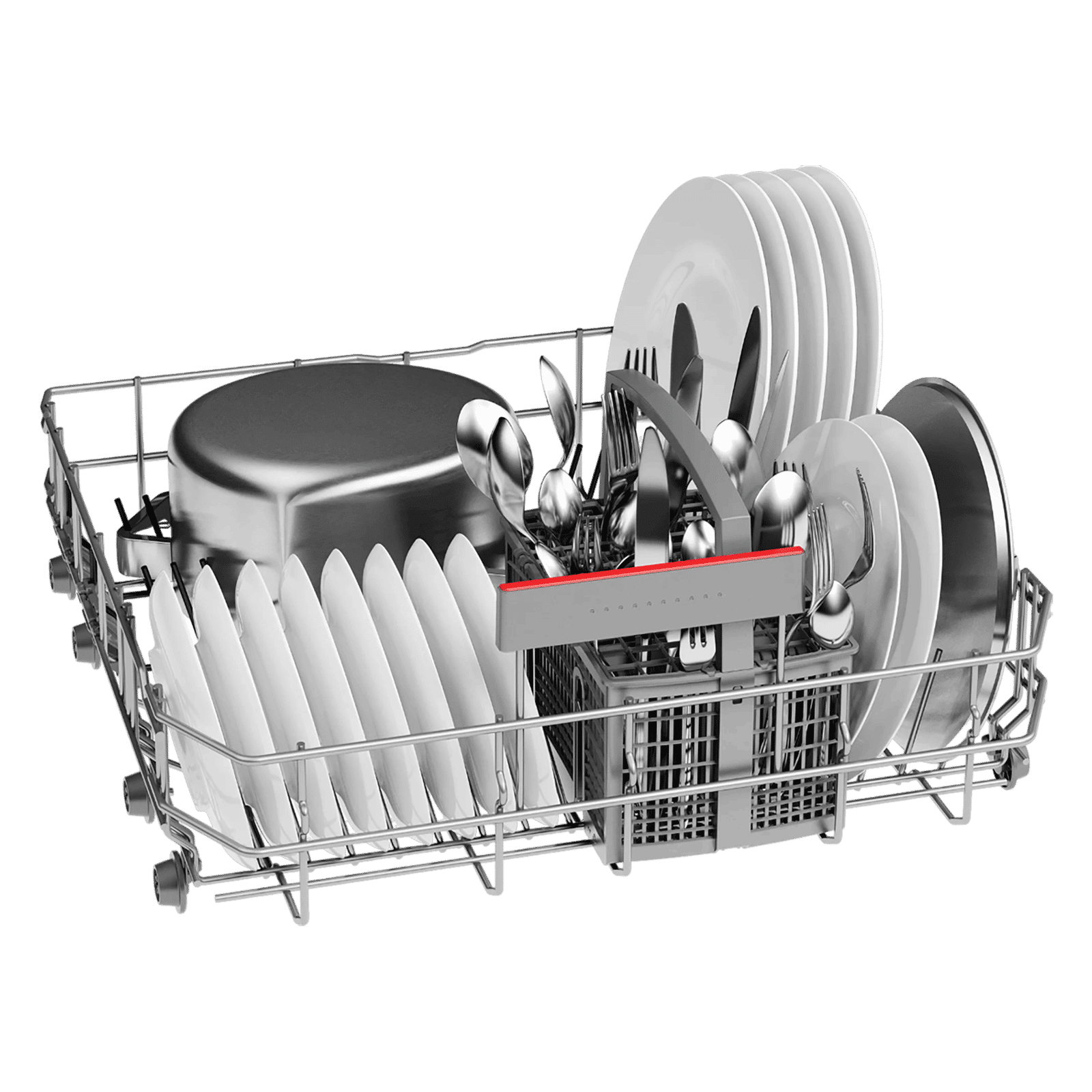 BOSCH Series 6 13 Place Settings Free Standing Dishwasher with Glass Protection Technology (Silver Inox)