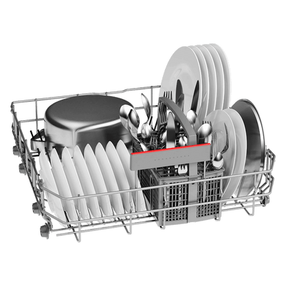 BOSCH Series 6 13 Place Settings Free Standing Dishwasher with Glass Protection Technology (Silver Inox)