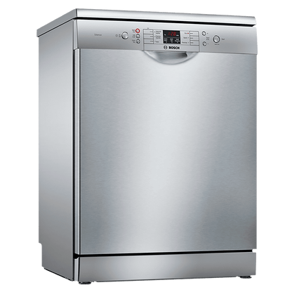 BOSCH Series 6 13 Place Settings Free Standing Dishwasher with Glass Protection Technology (Silver Inox)