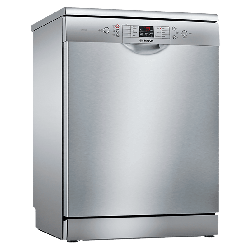 BOSCH Series 6 13 Place Settings Free Standing Dishwasher with Glass Protection Technology (Silver Inox)