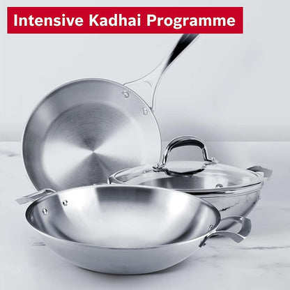 BOSCH Series 6 13 Place Settings Free Standing Dishwasher with Glass Protection Technology (Silver Inox)