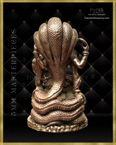 Vaikunta Narayana Panchaloha Bronze Icon - 4"-  Masterpieces Collection