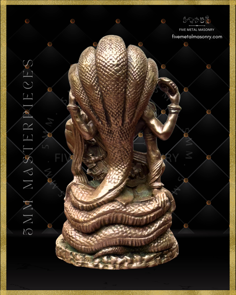 Vaikunta Narayana Panchaloha Bronze Icon - 4"-  Masterpieces Collection