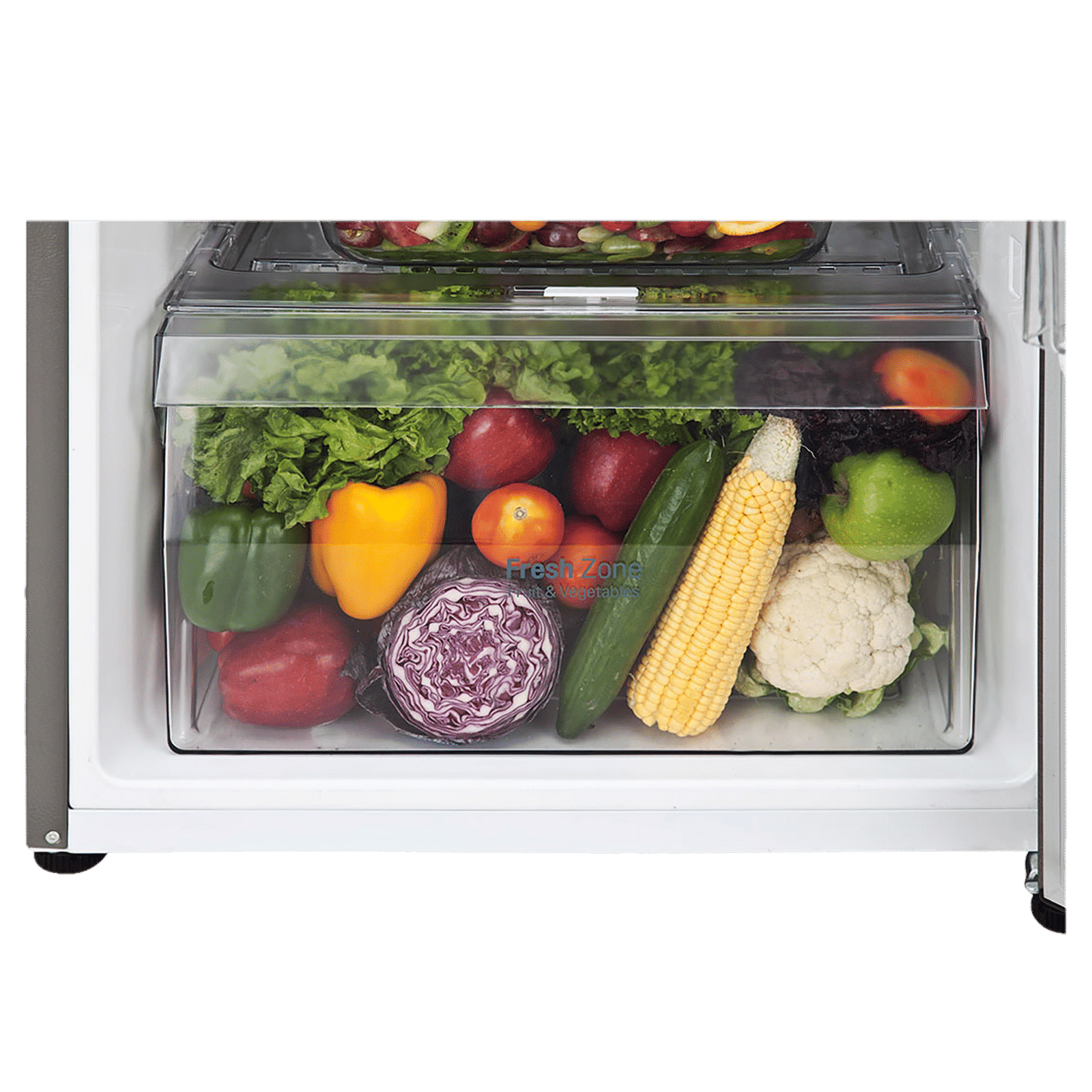 LG 242 Litres 2 Star Frost Free Double Door Refrigerator with Multi Air Flow (GL-N292DDSY, Dazzle Steel)