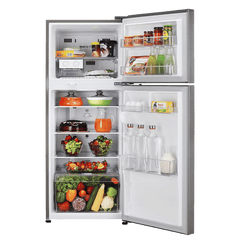 LG 242 Litres 2 Star Frost Free Double Door Refrigerator with Multi Air Flow (GL-N292DDSY, Dazzle Steel)