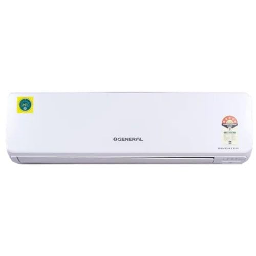 O General 1 Ton 5 Star Inverter Split AC | Copper Condenser | PM 2.5 Filter | Ambient Cooling | R32 Refrigerant (ASGG12CGAA-B, White) 2025 Model