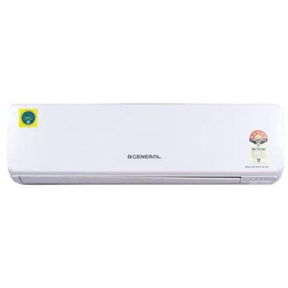 O General 1 Ton 5 Star Inverter Split AC | Copper Condenser | PM 2.5 Filter | Ambient Cooling | R32 Refrigerant (ASGG12CGAA-B, White) 2025 Model
