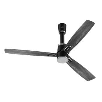 V-Guard Airwiz Light BLDC 1200 mm Ceiling Fan with LED Underlight (Pine Wood Black)