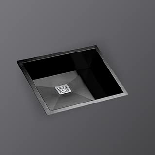 Kaff Stainless Steel Sink KSBL 610 SB (R10) (Black)